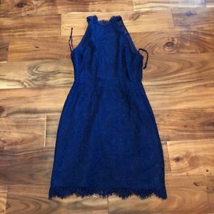 Blue short dress